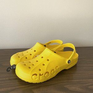 Yellow Baya Crocs Mens Size 13